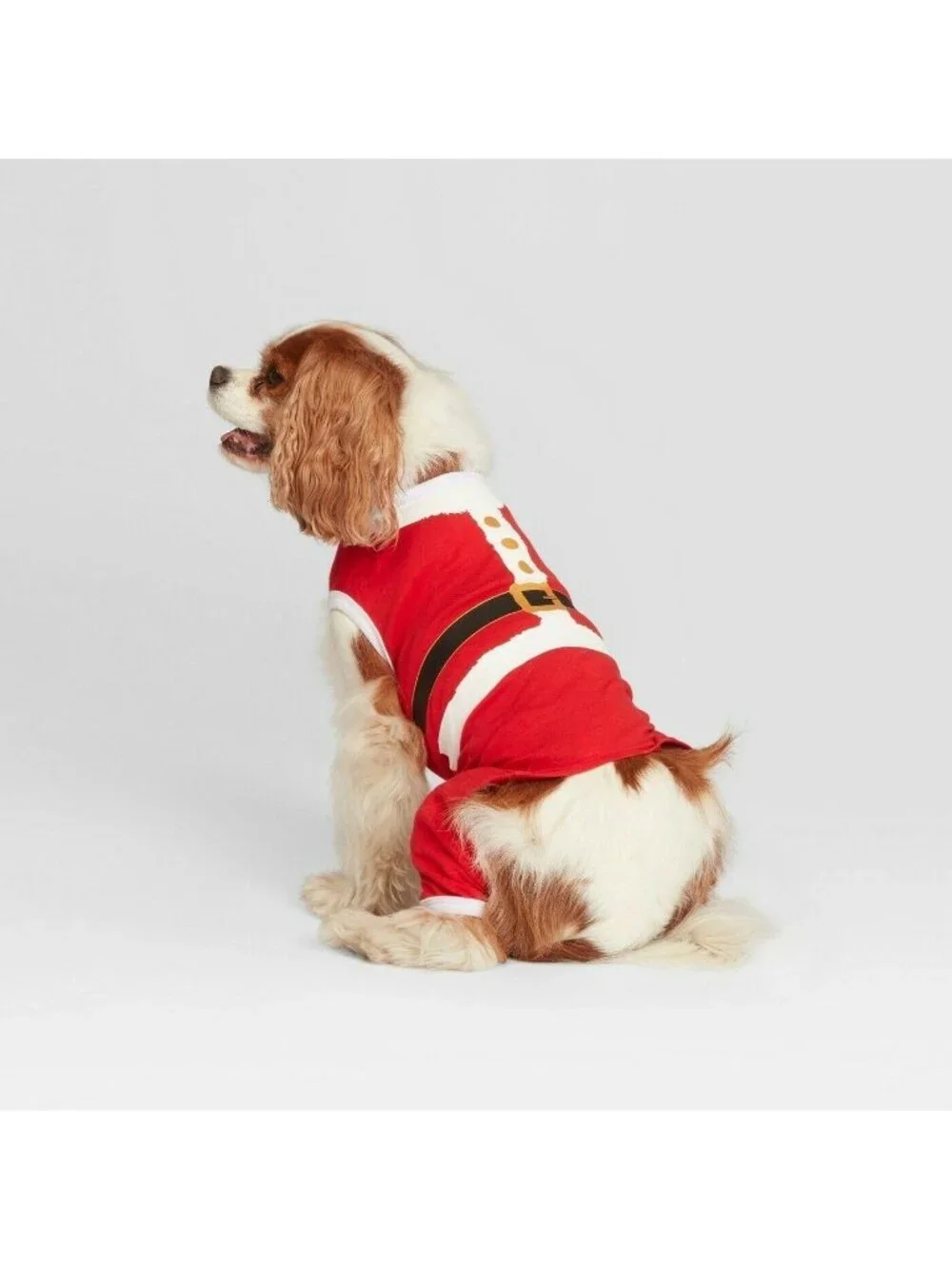 Wondershop Pet Santa Claus Christmas Holiday Pajamas Red PJS Dog Size Medium